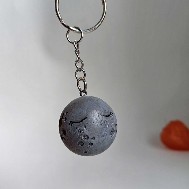 Porte clés lune