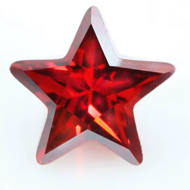 Zirkonia Steine Stern 3x3mm