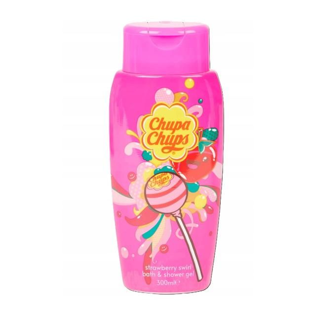 Chupa Chups Strawberry Swirl Bath Shower Gel