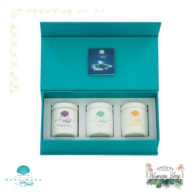 Fleur de Sel de Bora Bora Coffret découverte Trio