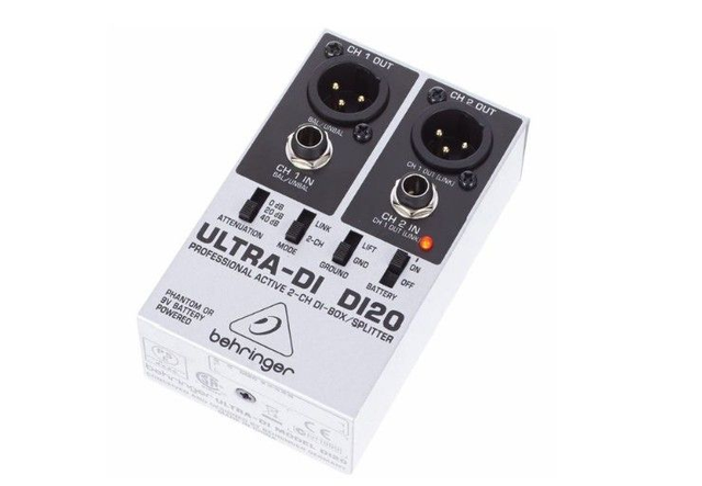 Behringer DI20, Active 2-Channel DI Box/Splitter