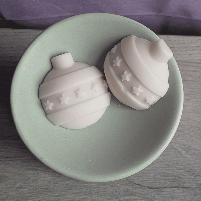 Boule de noël - lots de 2 fondants parfumées