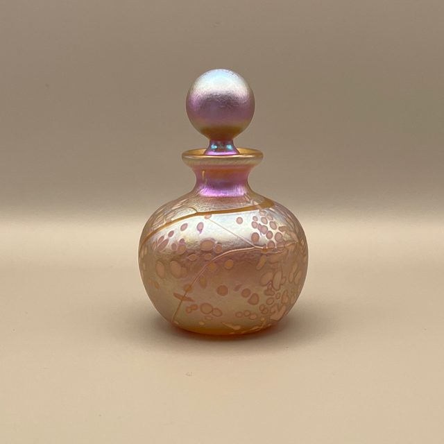 Richard Golding Iridescent Pink Perfume Bottle – Station Glass