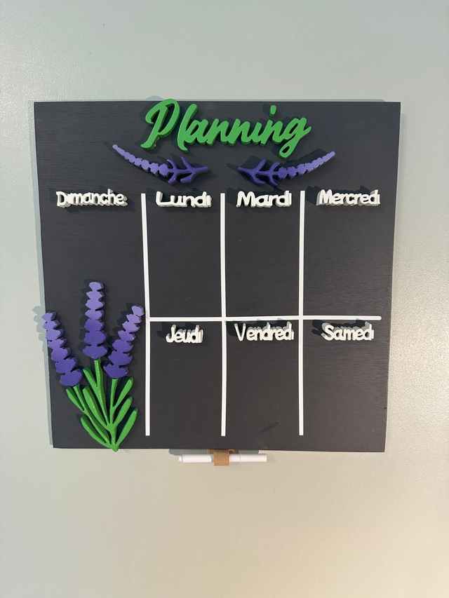 Planning Lavande 
