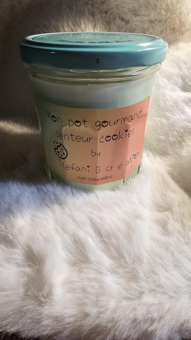 Bougie  en pot gourmand~225g