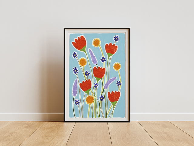 Flower Garden Print