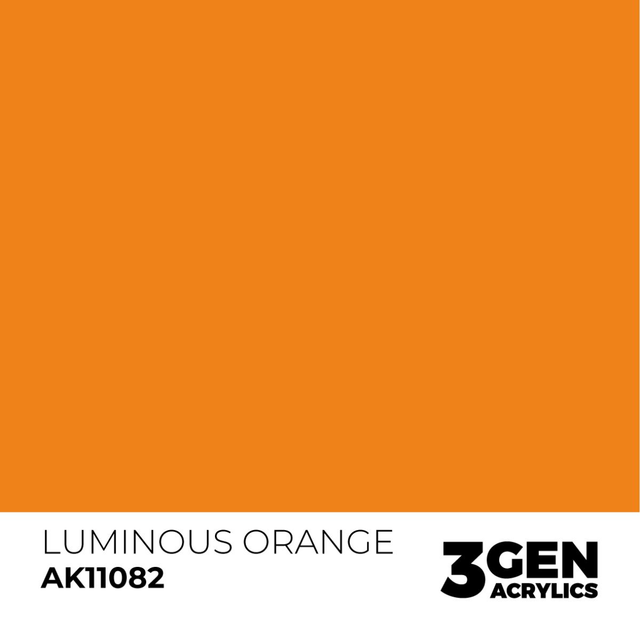 3rd Gen. Acrylics 82 Luminous Orange