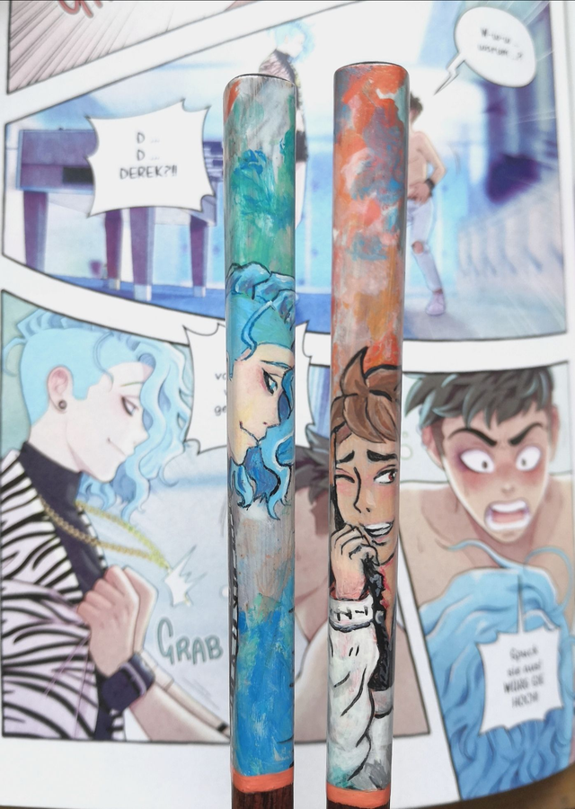 Single Piece: Derek & Gogo - Black and Blue, by maus!