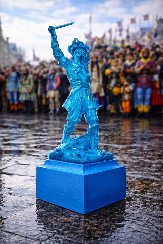 Statue Pop Jean Bart Édition Cristal Bleu