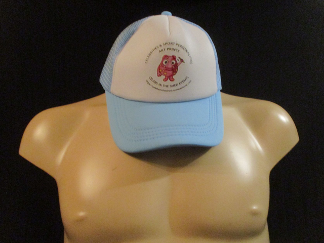Celebs In The Shed White &amp; Blue Baseball Cap 