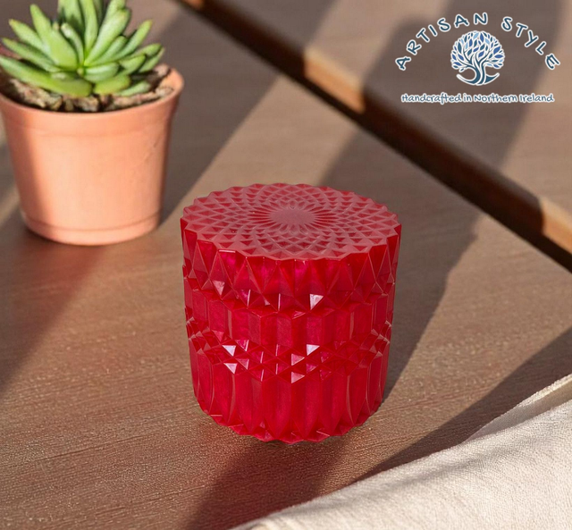 Red Trinket Jar