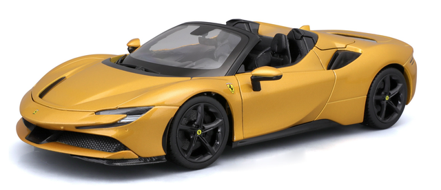 Ferrari SF90 Spider Gold Bburago1:18