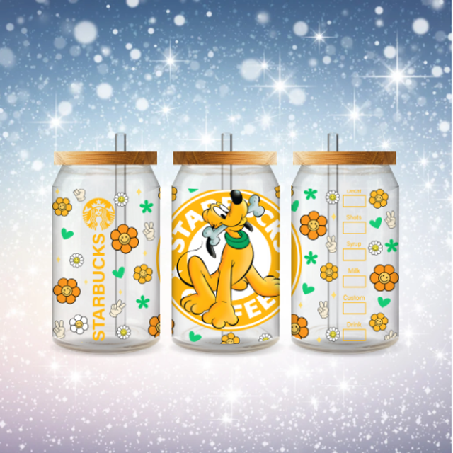 Verre canette givré Starbuck Plutôt 