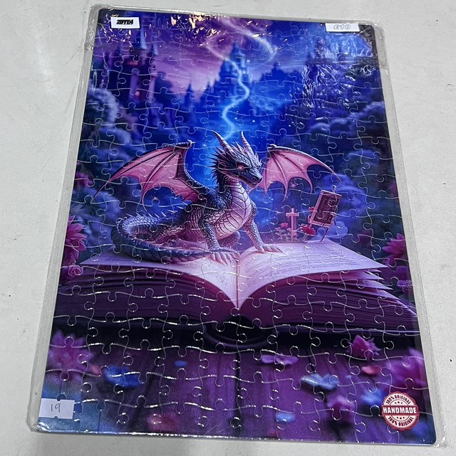A3 sublimation Baby dragon on book jigsaw limited to 1 