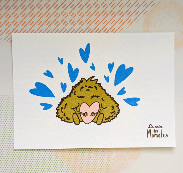 Illustration Momote coeur