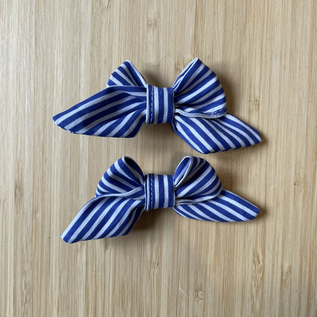 Barrette Éléonore rayé 