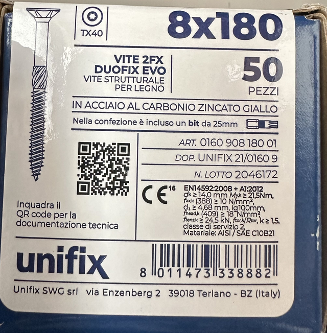 VITW 2FX DUOFIX EVO 8X180
