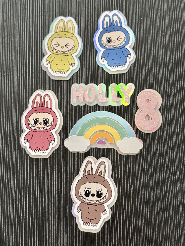 Personalised Labubu doll Cake topper