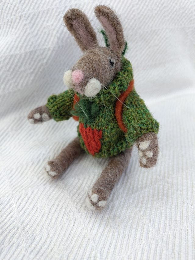 Folk Tails: Brambles the Bunny (Made to Order - allow 3 week craft time)