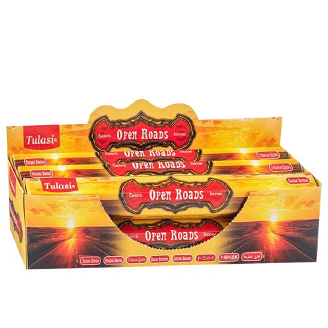 Caja GRANDE  6 uni. Incienso Tulasi Open Roads