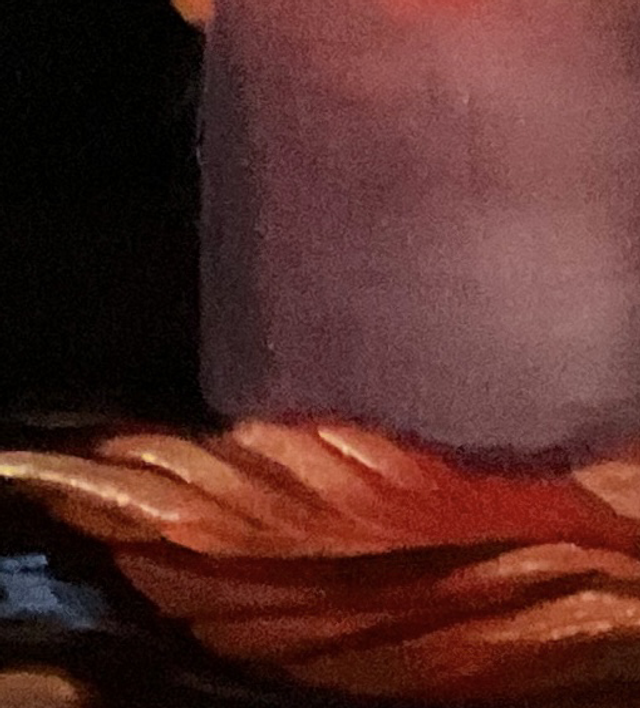 Original Painting Golden Leaves Everlasting Candle