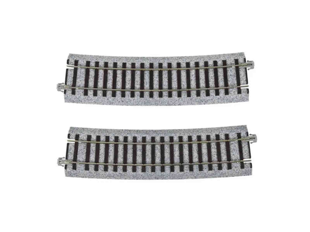 2 rails courbes R867/10° Kato 2-290 H0