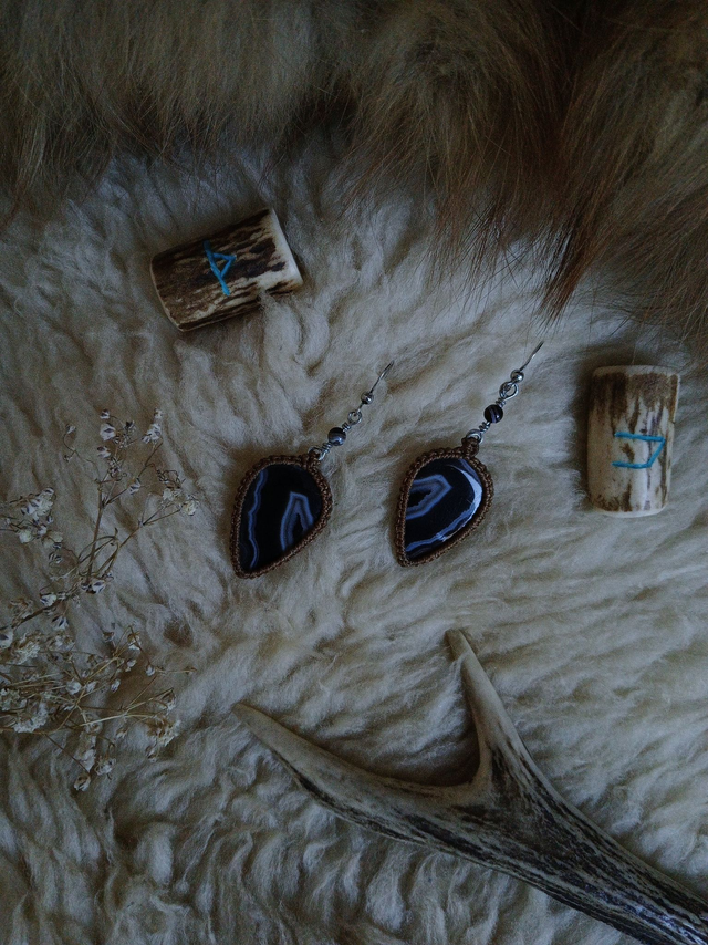 Miroir d'Agate noire