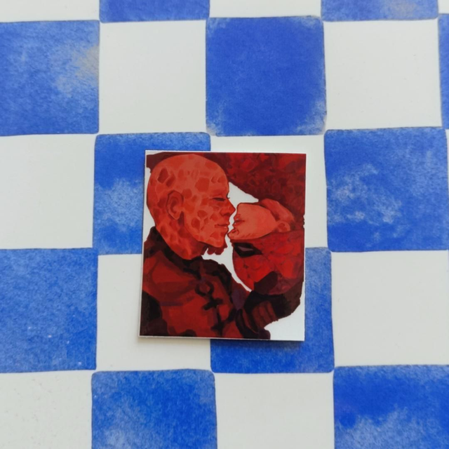 airtime kiss - transparent sticker