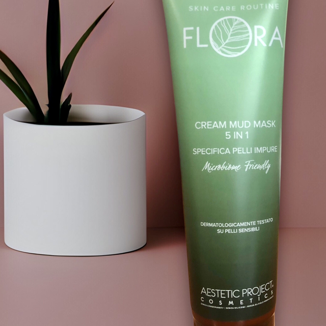 FLORA Cream Mud Mask pelli Impure