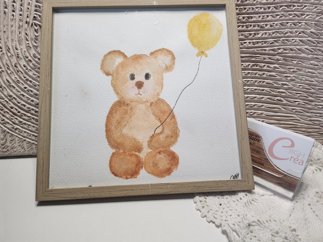 Aquarelle nounours