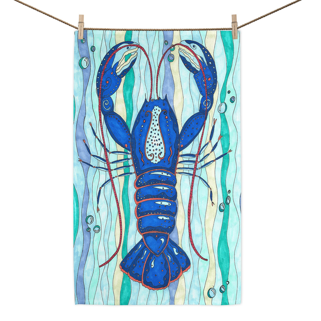 Lobster - tea towel