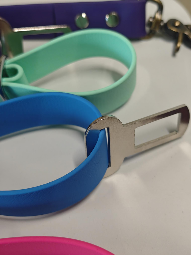 Ceinture biothane voiture chien Réglable