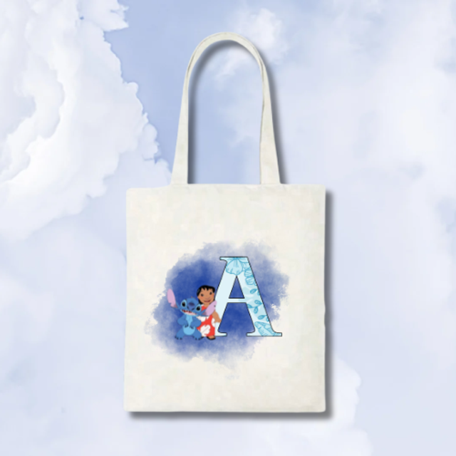 Tote bag Lilo et Stitch Lettre