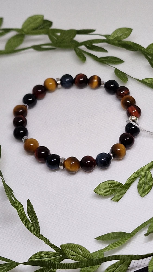 Bracelet 3 "Œils" en 0,8 cm 