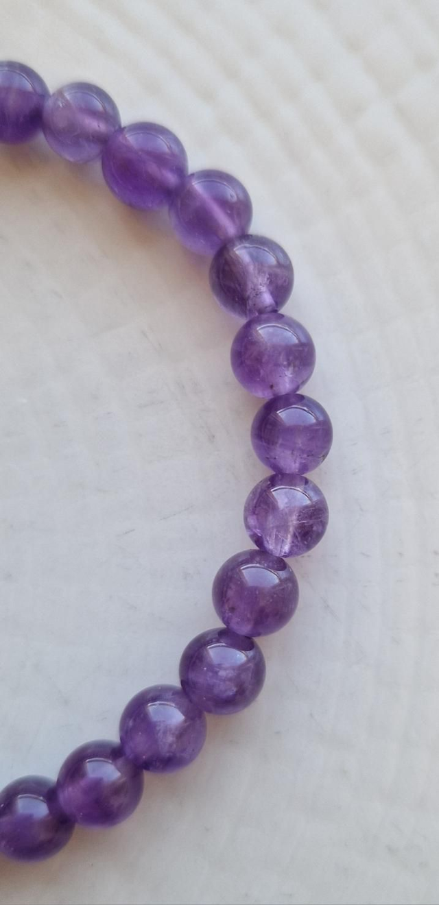Bracelet AMÉTHYSTE 6mm