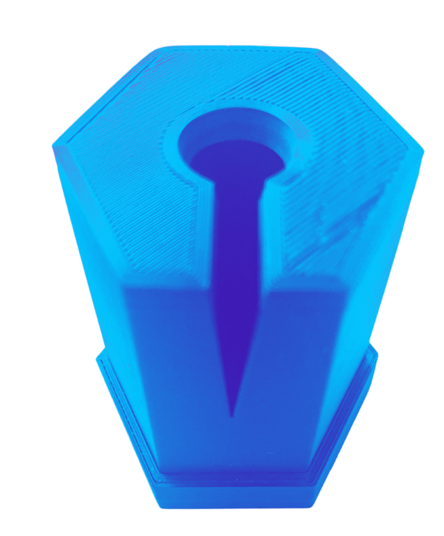 Dark blue VINYL WEEDING POT bin