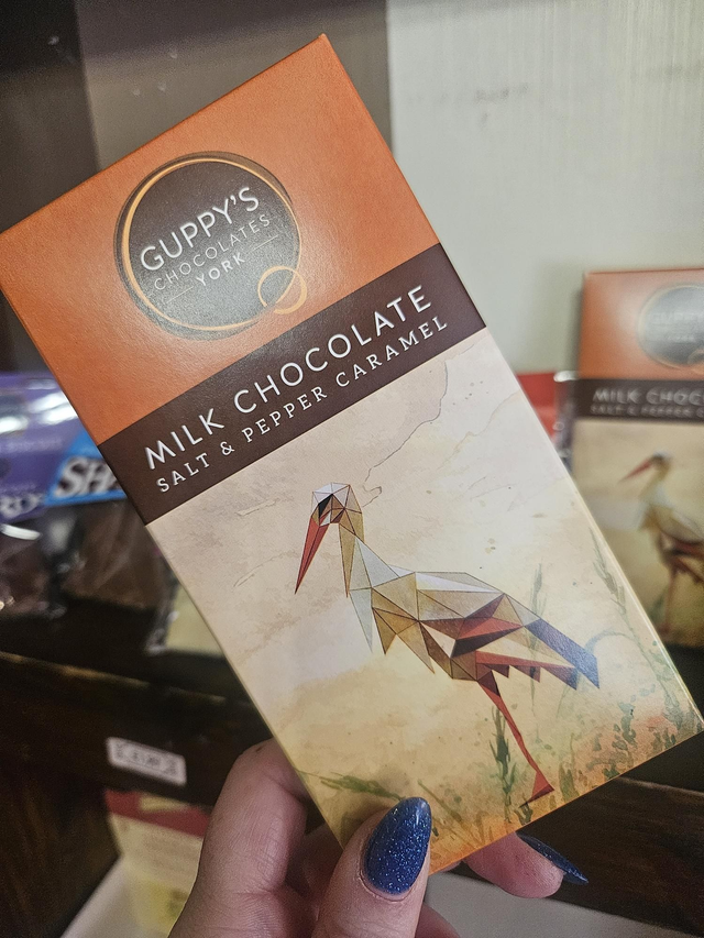 Guppys Salt &amp; Pepper Caramel Chocolate Bar