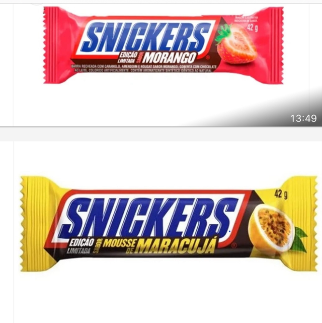 Snickers Erdbeere / Maracuja