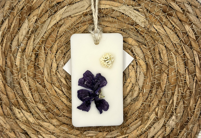 🌬️ Suspension parfumée - Fleur de coton 