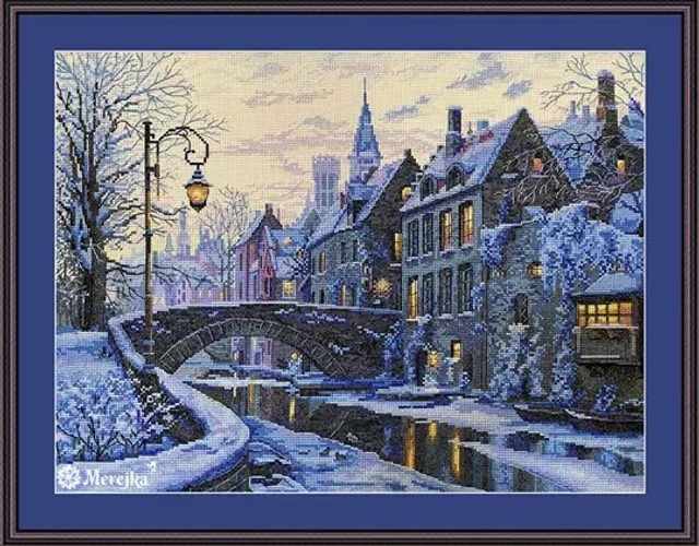 Merejka Winter Evening Scenes and Landscapes Kit