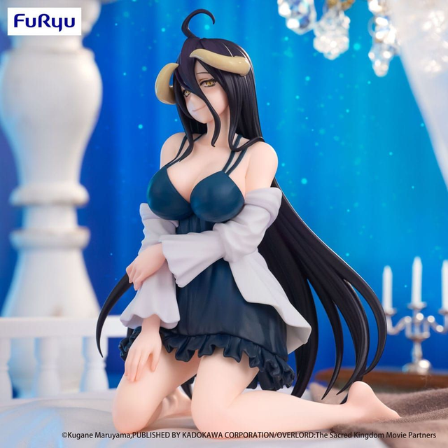 🍜Albedo Noodle Stopper Loungewear Figure Overlord FuRyu 12cm😈