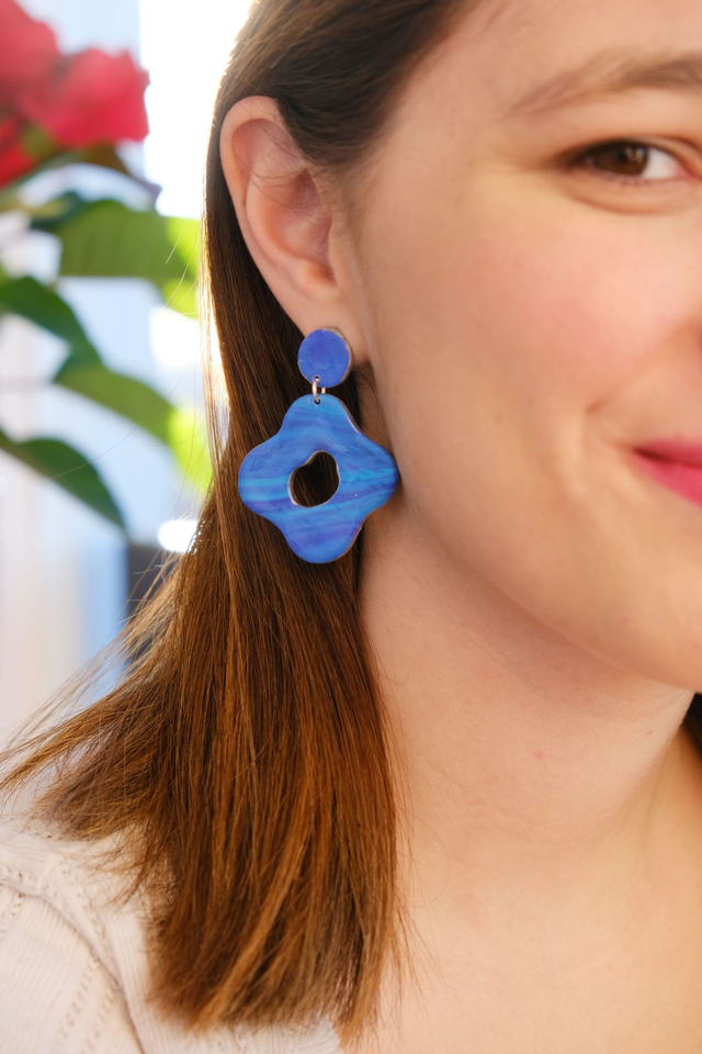 boucles à clips #09 - LAVANDE