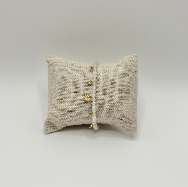 Pulsera Chapas Blanca