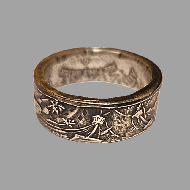 Las Vegas Silver Strike Slot Machine Coin Ring – .999 Silver