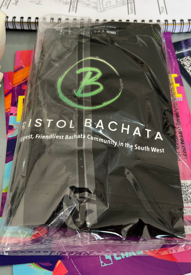 Bristol Bachata Branded Print - onto your own top - Male or Female