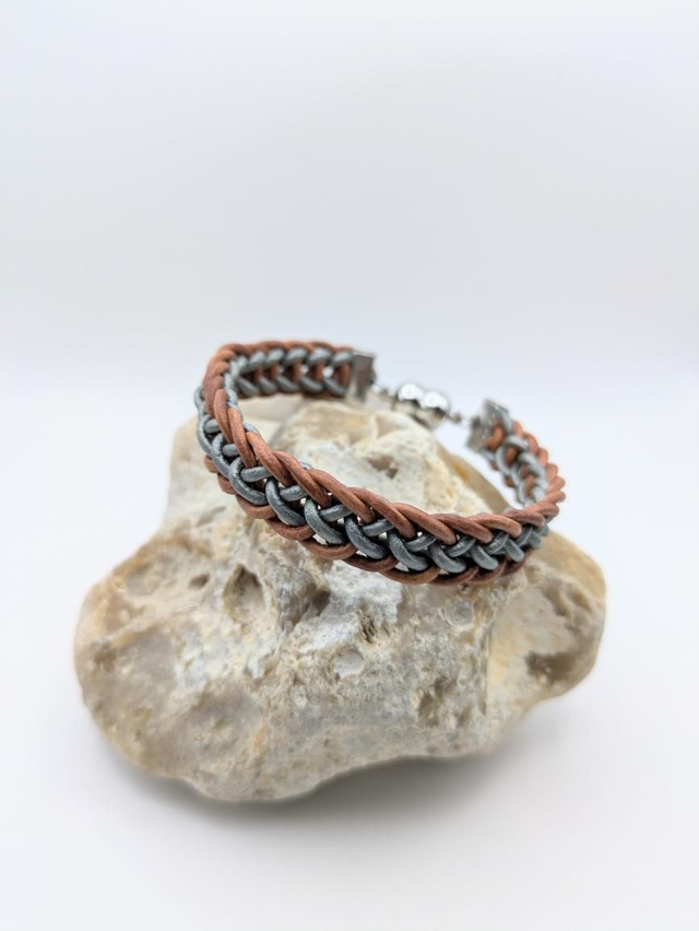 Slim Flat Braid Kumihimo Bracelet (3)