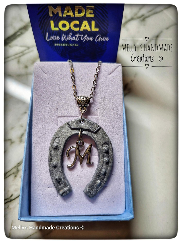Personalised Horseshoe Pendant 