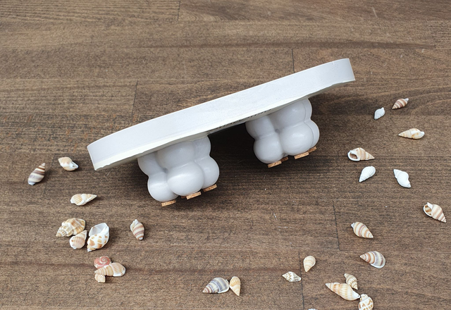 Ovál bubis ékszertartó - közepes