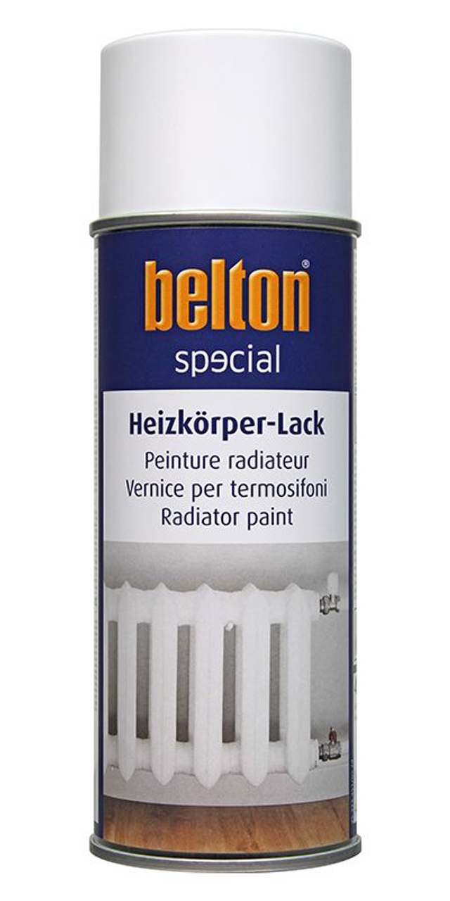 AEROSOL PEINTURE BELTON HAUTE TEMPERATURE RADIATEUR CREME Ral 9001 en 400ml