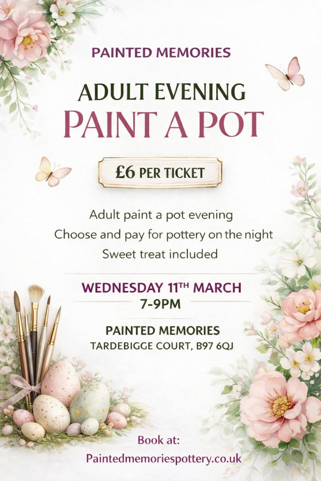 Adult evening - Wednesday 11th March 